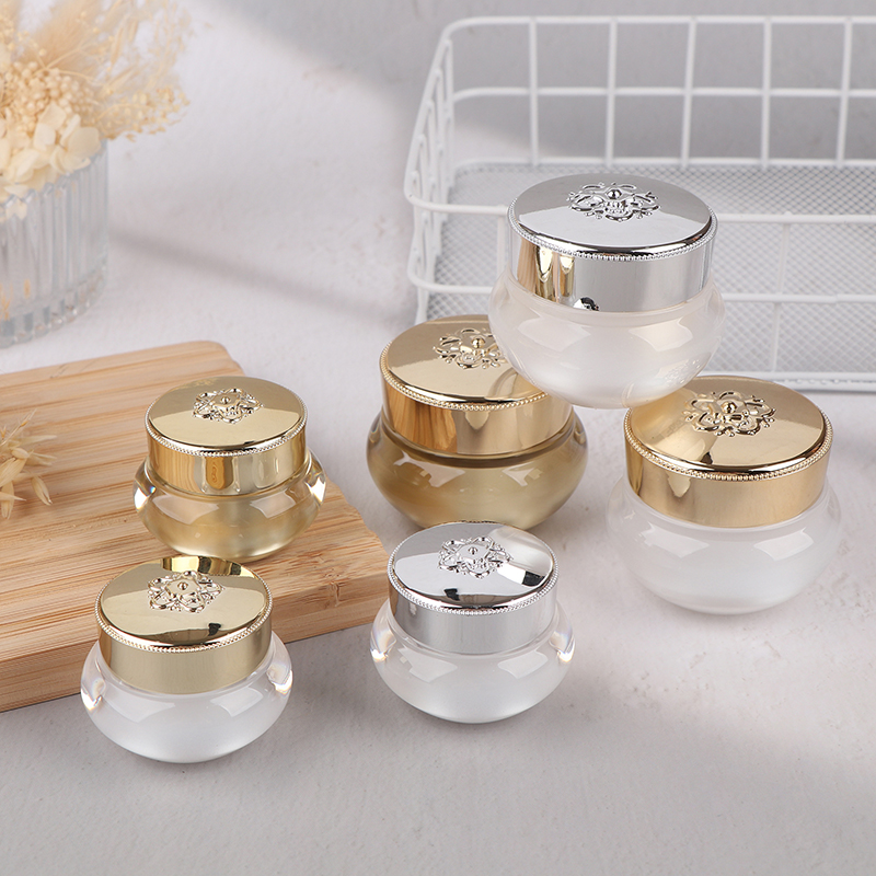 Botol Krim Akrilik Kosong untu - Luxury Skincare Cream ulasan dan harga