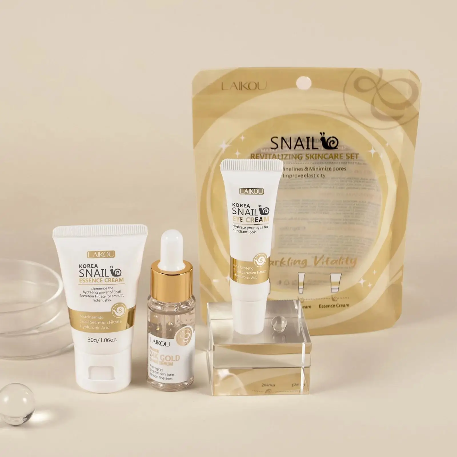 Serum Perawatan Kulit Emas 24K - Luxury Skincare Cream ulasan dan harga